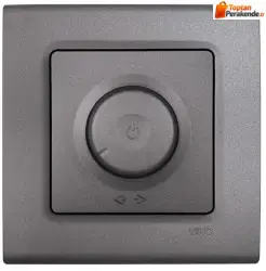 Viko Linnera Life Granit Grisi Pro Dimmer RC 400 Watt Mekanizma Kapak (Çerçeve Hariç) 90442092